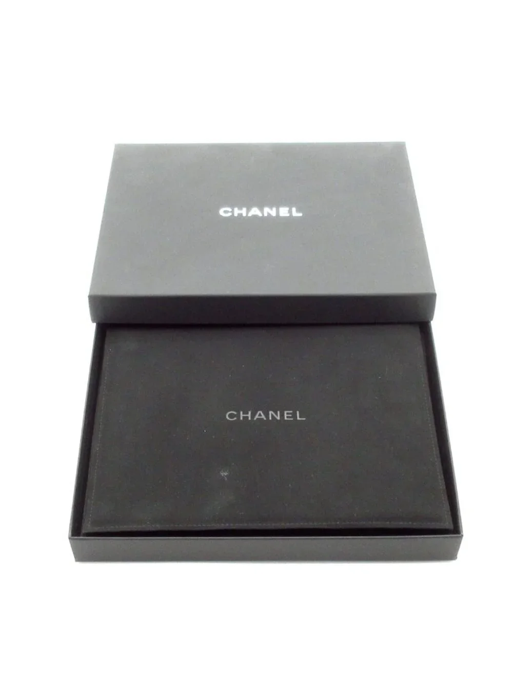 Chanel Necklace CC Logo Gold Black White